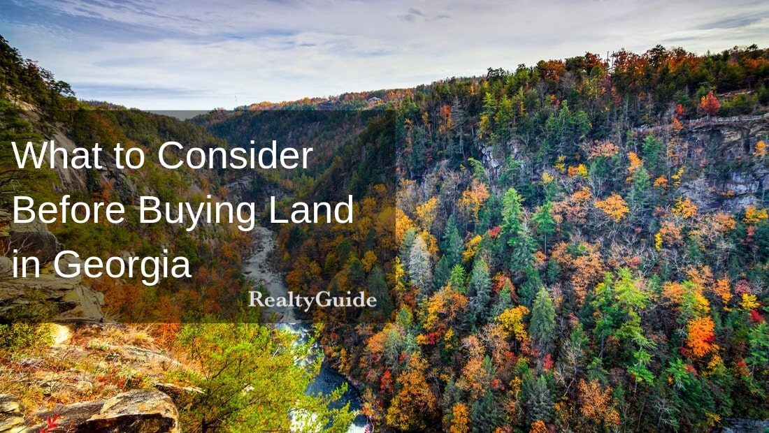 What to consider before buying land in Georgia